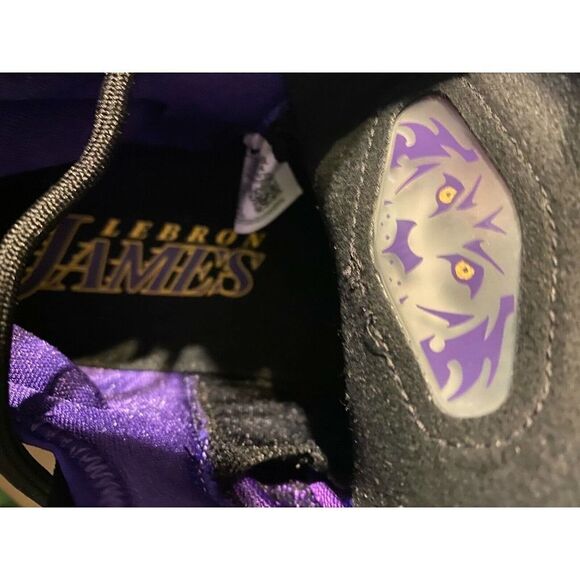 NIB Nike LeBron 18 Lakers Basketball Shoes Sneakers Black Purple Men\'s Size 10.5 main image 10